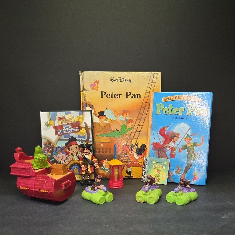 Disney Peter Pan, captain Hook‎ Jake and neverland pirates bundle